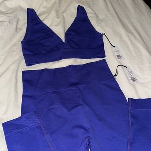 WeWoreWhat activewear set leggings and sports bra